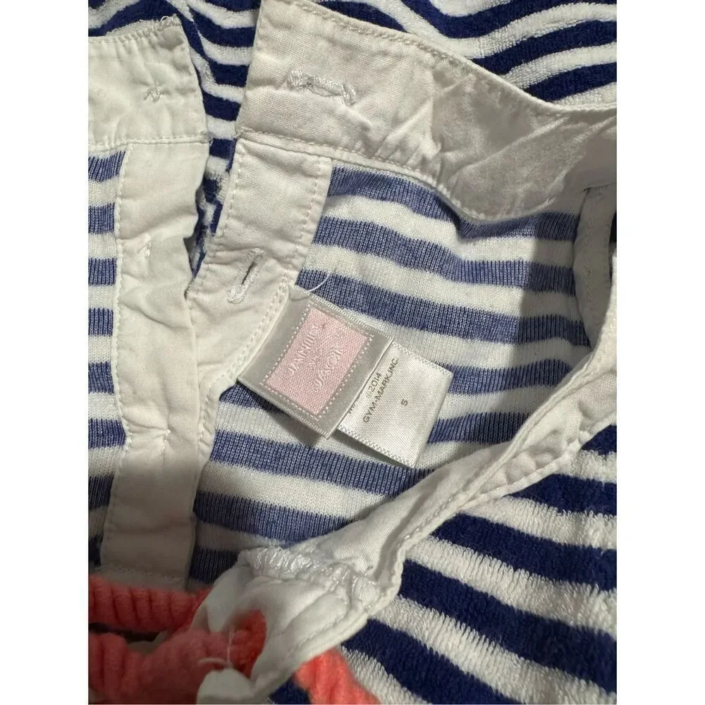 Janie and Jack navy and white striped dress 5